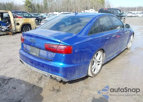 2016 Audi S6 4.0T Premium Plus z USA, uszkodzony, nr VIN WAUF2AFC4GN192478